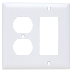 Legrand TP826-W Wall Plate 2-Gang Combination Wall Plate