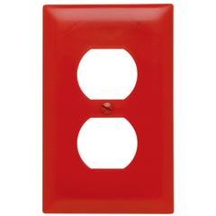 Legrand-Pass & Seymour TP8-RED 1-Gang TradeMaster Duplex Outlet Wall Plate, Red