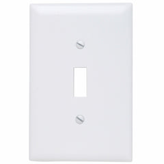 Legrand TPJ1-W Trademaster Jumbo Wall Plate, 1 Gang, White