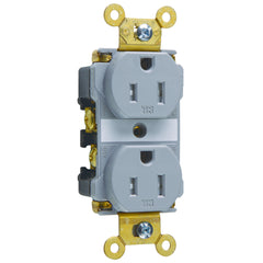 Legrand TR15-GRY Pass & Seymour 15 Amp 125 VAC Duplex Receptacle