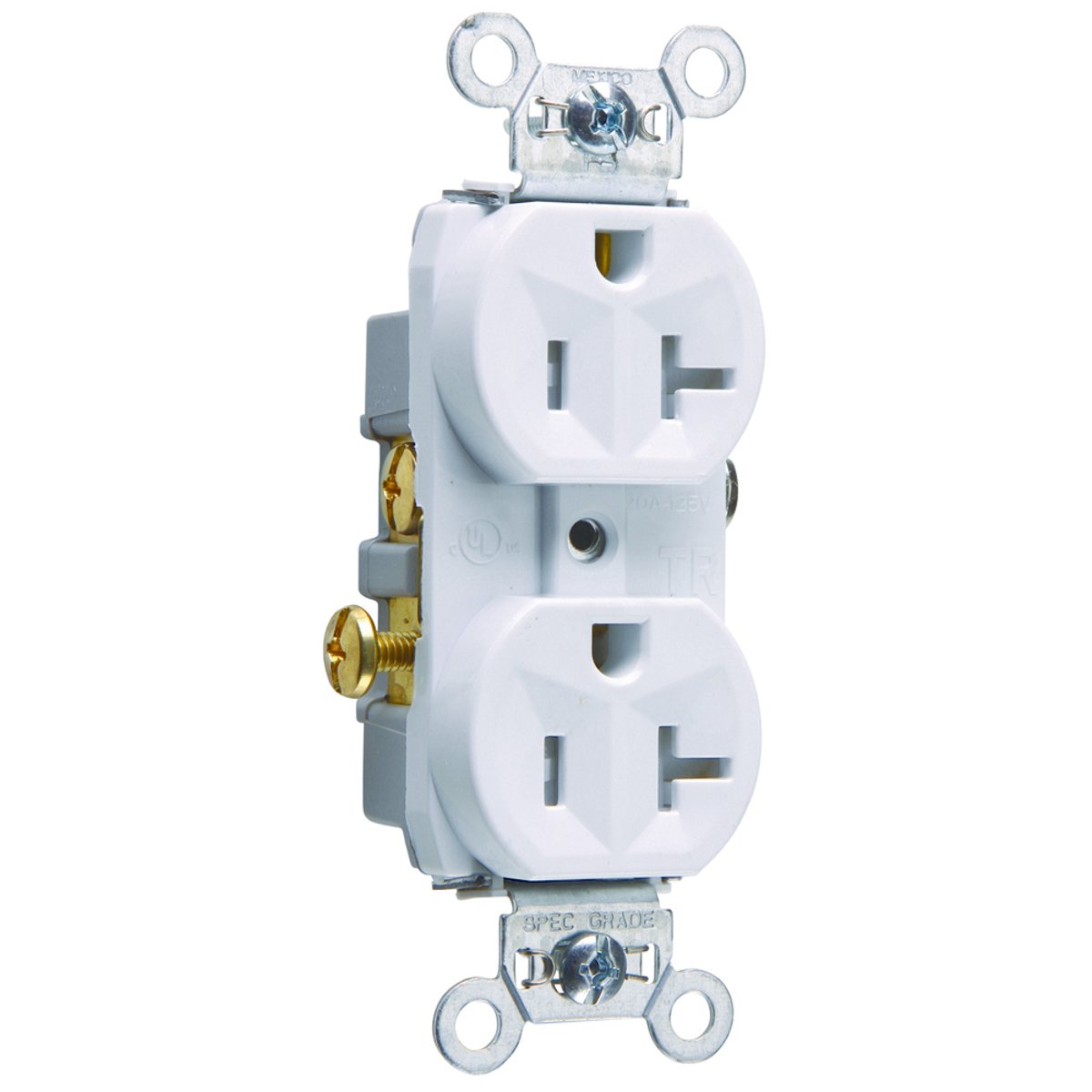 Legrand-Pass & Seymour TR20W Commercial Grade Tamper-Resistant Duplex Receptacle 20A 125V