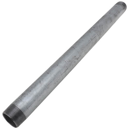 Everflow PCGL1524 1-1/2 x 24 Galvanized Steel Pre-Cuts