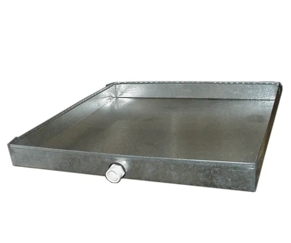 McDaniel Metals 28X44DP Welded Galvanized Auxillary Drain Pan