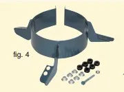 Motors & Armatures 8050 Torsion-Flex Motor Mounting Bracket Kit 9 in. and 10 in. blowers 48 frame