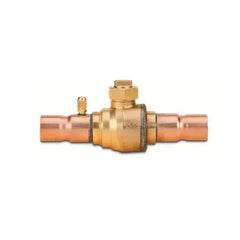 Samsung 586WBS-8SW VRF Refrigerant Isolation Ball Valve W/1/4 in. Access Fitting 1/2 in. ODS X 1/2 in ODS Replacement MPN