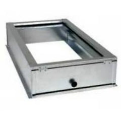 McDaniel Metals ACE2025-3L Air Handling Unit Filter Base 3 3/4 in.T x 21 3/8 in.W x 26 in.D 20 in. x 25 in. x 1 in. or 2 in. Filter