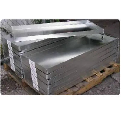 McDaniel Metals 14X44DP Welded Galvanized Auxillary Drain Pan