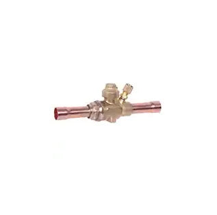 Sporlan EBVP-1070 Brass Ball Valve With Access Fitting 7/8 in. ODF