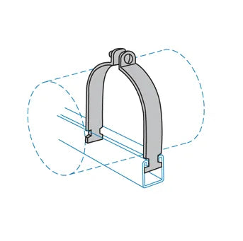 Haydon C-1101-7/8 Electro-Galvanized Tubing Clamp 3/4 In. Tube Replacement MPN