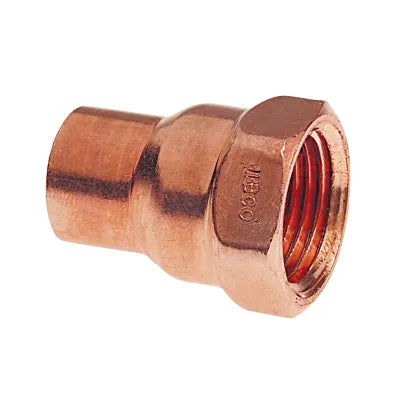 Nibco 603-3412 Copper Female Adapter 3/4 in X 1/2 in