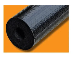 K-Flex 6RSR100118 UV Resistant Closed Cell Flexible Pipe Insulation 1-1/8 in Nominal 6 ft L 1 in THK Wall R Factor 7.1