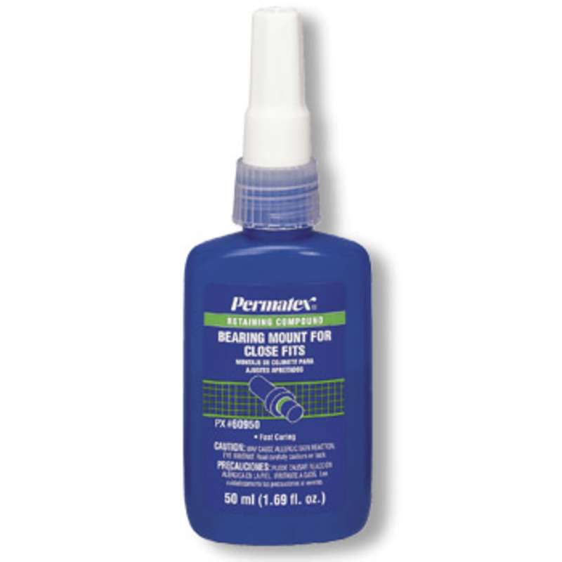 Permatex 60950 Low Viscosity Rapid Curing Bearing Mount 50 ml Bottle Replacement MPN