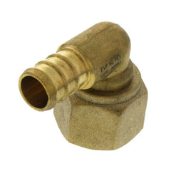 Everflow PFSL1212-NL 1/2 PEX x 1/2 FIP Swivel Elbow - Brass Nut (Lead Free)