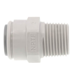 John Guest PI011223S 3/8 OD x 3/8 NPTF Male Adapter