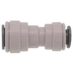 John Guest PI201210S 3/8 x 5/16 in. OD Tube 150# Acetal Copolymer Reducing Bulkhead Union Connector