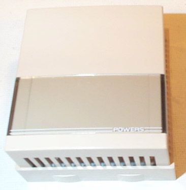 Siemens 192-256W Thermostat Cover Pneumatic Logo Plastic White