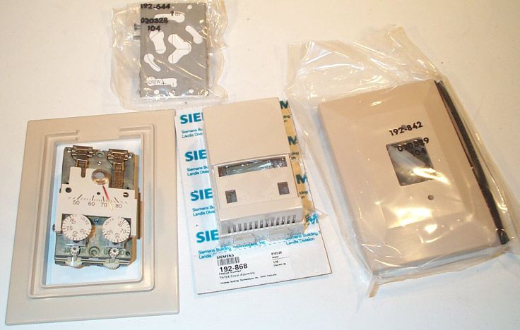 Siemens 192-3084 Stat Kit Pneu Powerstar RETROLINE Retrostat DA/RA Heat/Cool 2-pipe