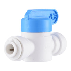 John Guest PPSV040808W Speedfit 1/4 Inch Plastic Shut Off Valve