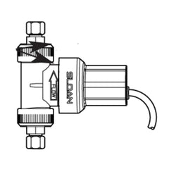 Sloan 365758 ETF740A Solenoid ASM 6 VDC 3/8 COMP