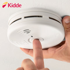 Kidde 21010067 Bedroom Smoke Alarm, Photoelectric Sensor, 10-Year Sealed Lithium Battery