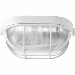 PROGRESS P3706-30 One-Light Bulkhead 6-3/8 in Flush Mount