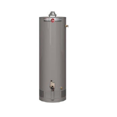 RHEEM PRO+G55-50NRH59 Professional Classic Plus Gas Water Heater, Atmospheric, ECA III, 55 Gallon, 50k BTU, Natural, 59% EF