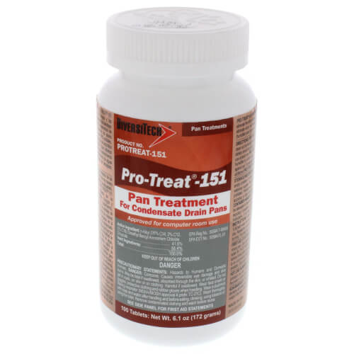 Diversitech PROTREAT-151 Premium Drain Pan Treatment 100 Tablets