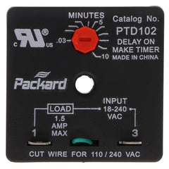 Packard PTD102 Adjustable Delay on Make Timer (.03 to 10 Min.)