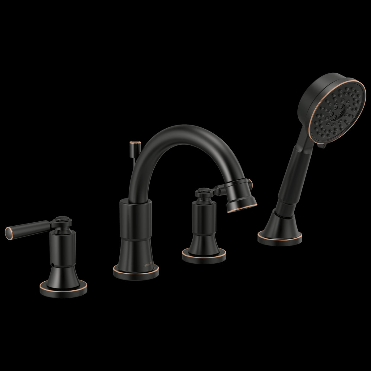 Peerless PTT4523-OB Roman Tub Trim Kit with Hand Shower