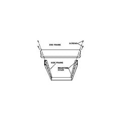 Qmark QSF2424 Surface Mount Frame Kit for Radiant Ceiling Panel Heaters