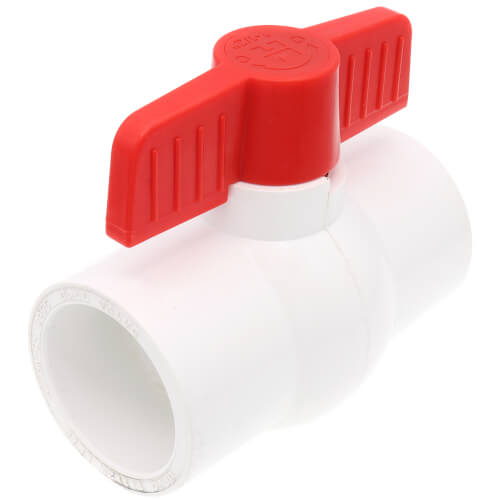 Hayward QVC1015SSEW 1.5 Inch PVC Compact Ball Valve White