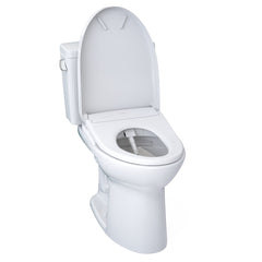 Toto MW7764736CSFG.10#01 Drake WASHLET+ Two-Piece Elongated 1.6 GPF Toilet with S7A Contemporary Bidet Seat