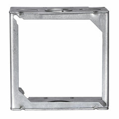 RACO 207 4 In. Square Extension Rings, 2-1/8 In. Deep - Welded with Conduit KO's