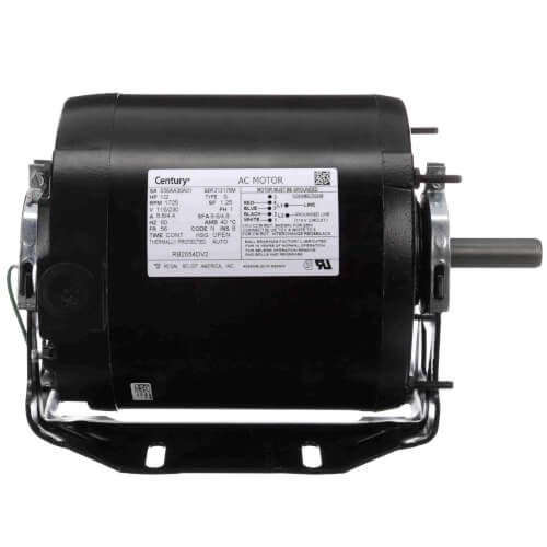 Regal Rexnord - Century Motors RB2054DV2 1/2HP 115/230V 1725RPM 56 Frame Motor