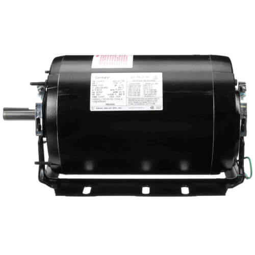 Century RB3204A 2 HP 208-230/460v Fan and Blower HVAC/R Motor, 3 PH, 1725 RPM, 56H Frame, ODP