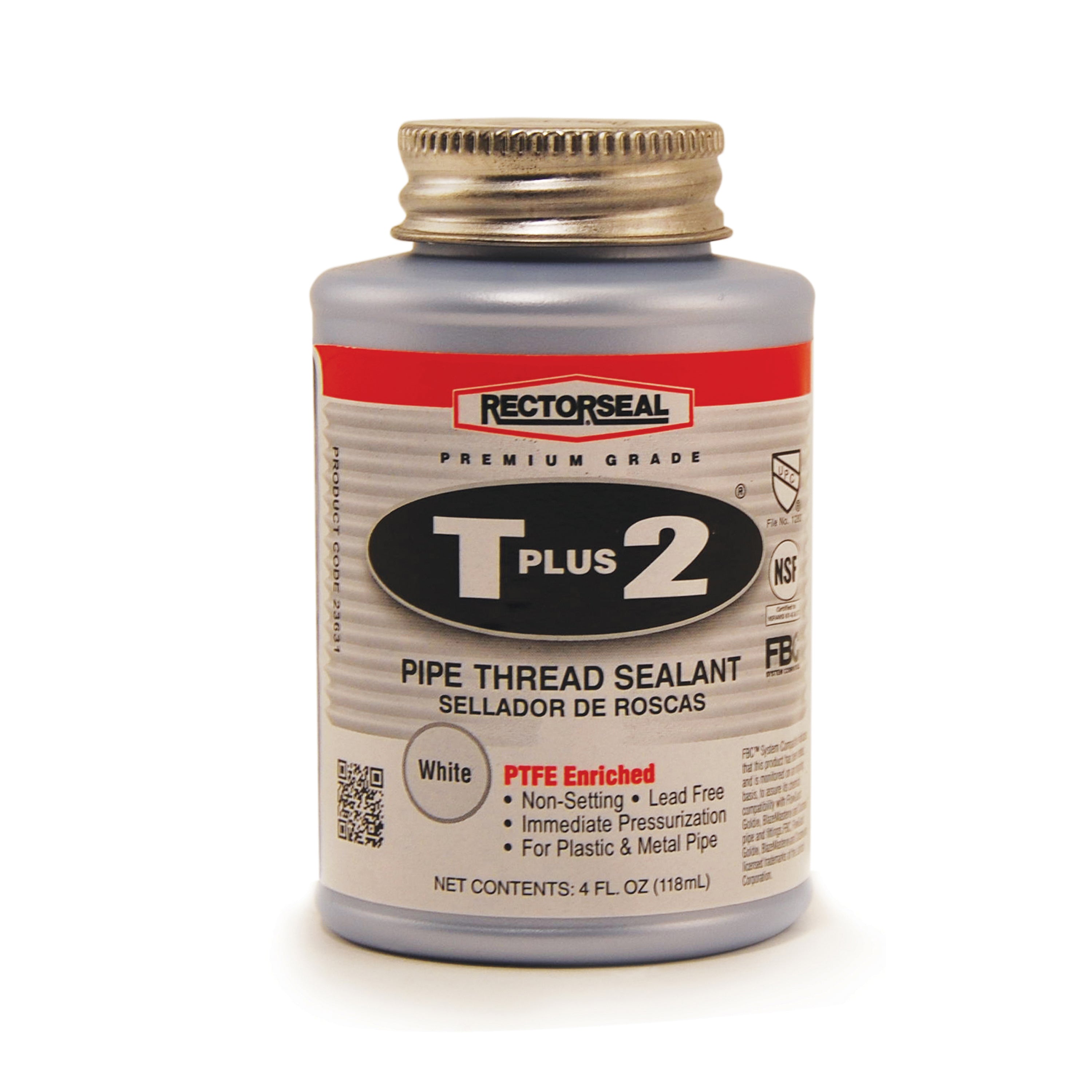 RectorSeal 23631 T Plus 2 Pipe Thread Sealant 1/4 pt