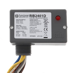 Functional Devices RIB2401D-N4 Pilot Relay 10 Amp DPDT 24 Vac/dc/120 Vac NEMA 4X