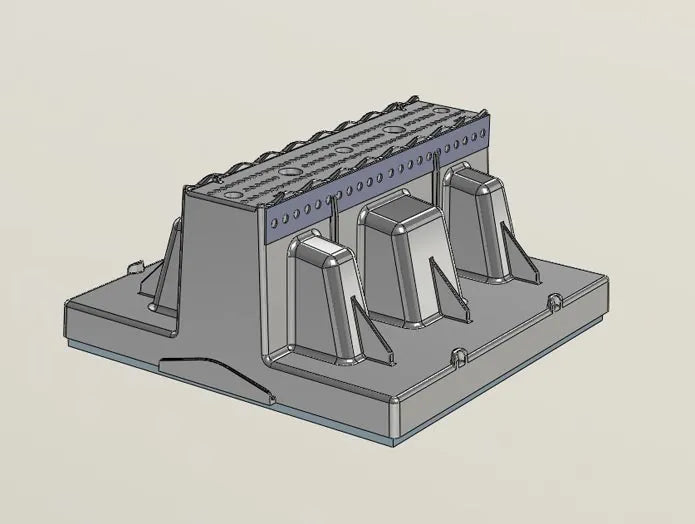 Roof Top Blox RTB-01 Adjustable Rooftop Pipe Support 9 in. x 9 in. x 4.5 in.