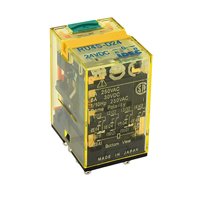 IDEC RU4S-A24 Electromechanical Relay 24VAC 164Ohm 6A 4PDT 27.5x21x41.6 mm Socket General Purpose Relay 5 Items