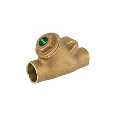 Jomar 105-404G Y-Pattern Swing Check Valve, Solder Connection, Class 150, 300 WOG