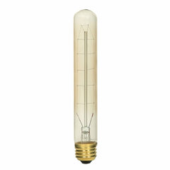 Satco S2422 Incandescent Vintage Lamp 60 Watt T9 Shape E26 Medium Base