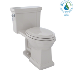 Toto MS814224CEFG#12 Promenade II 1.28 GPF One-Piece Elongated Toilet with CEFIONTECT Sedona Beige