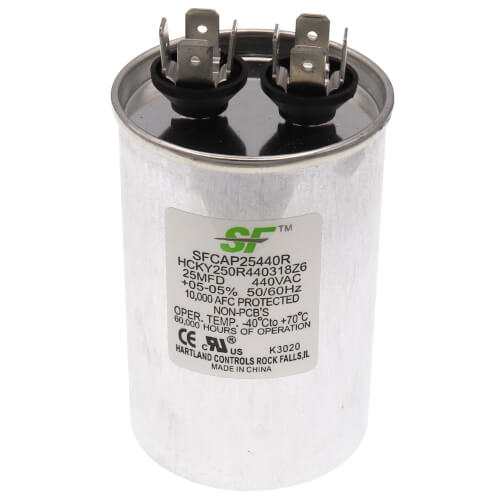 Trane SFCAP25440R Capacitor 45 MFD 370/440V (Pack of 1)