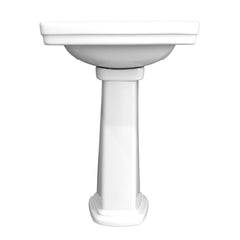 TOTO LPT532.8N#01 Promenade Lavatory and Pedestal with 8 Inch Centers Cotton White