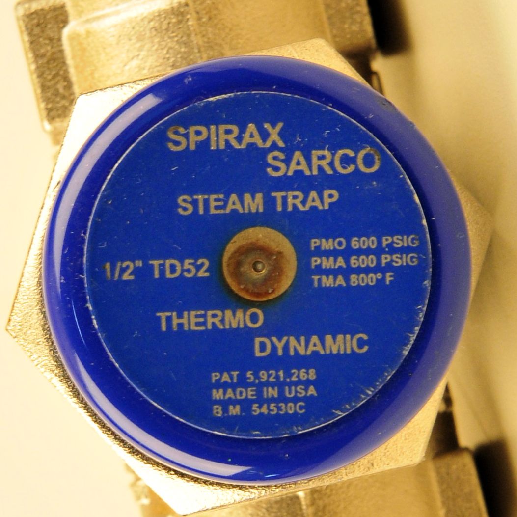 Spirax Sarco 54530C TD52 Thermodynamic Steam Trap 1/2 Inch Stainless Steel