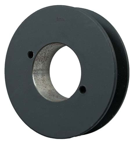 Martin BK52-H FHP V-Belt Pulley - A, 4L, B, 5L Belt Section, 2 Groove, 4.2 in Pitch Dia., 4.95 in O.D., Bushed, H Series Bushing