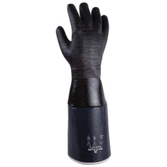 Showa 6781R-10 Insulated Neoprene 12 Gauntlet Black Rough Finish Large