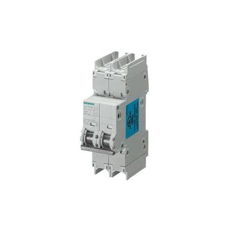 Siemens 5SJ4203-7HG41 Miniature Circuit Breaker, 240 VAC, 3 A, 14 kA Interrupt, 2 Poles, Thermal/Magnetic Trip