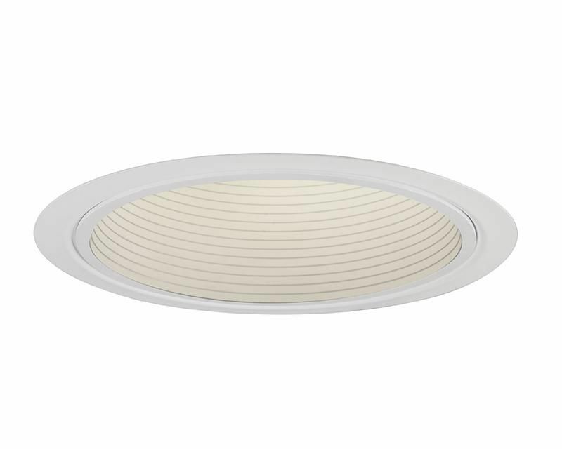 LIGHTOLIER 1076WH BASIC WHITE BAFFLE REFLECTOR TRIM 85 W (EACH)