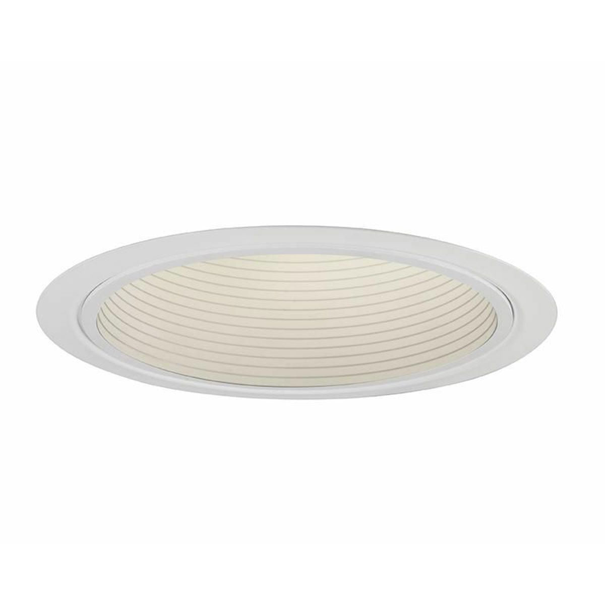 Lightolier 1176WH Basic White Baffle Reflector Trim Lytecaster